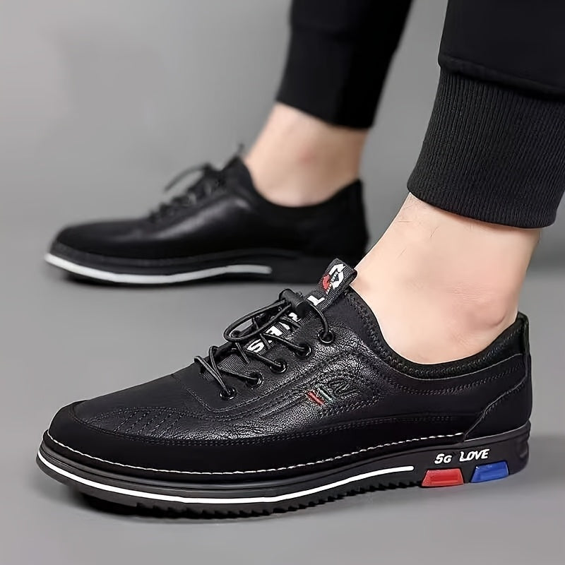 Men’s Slip-Resistant Running Shoes – zhenyuezu Grey/Black Low-Top Sneakers with PU Upper, PVC Sole & EVA Cushioning for Gym, Jogging, Hiking & Daily Streetwear