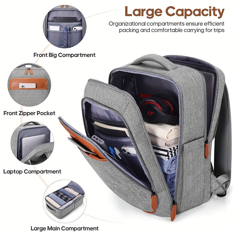 Luggage Sets 3pcs, Carry On Luggage 20 Inch With Spinner Wheels, PC Hardside Suitcase Set With TSA Lock, Durable Carry On Suitcase With Travel Backpack For Men Women