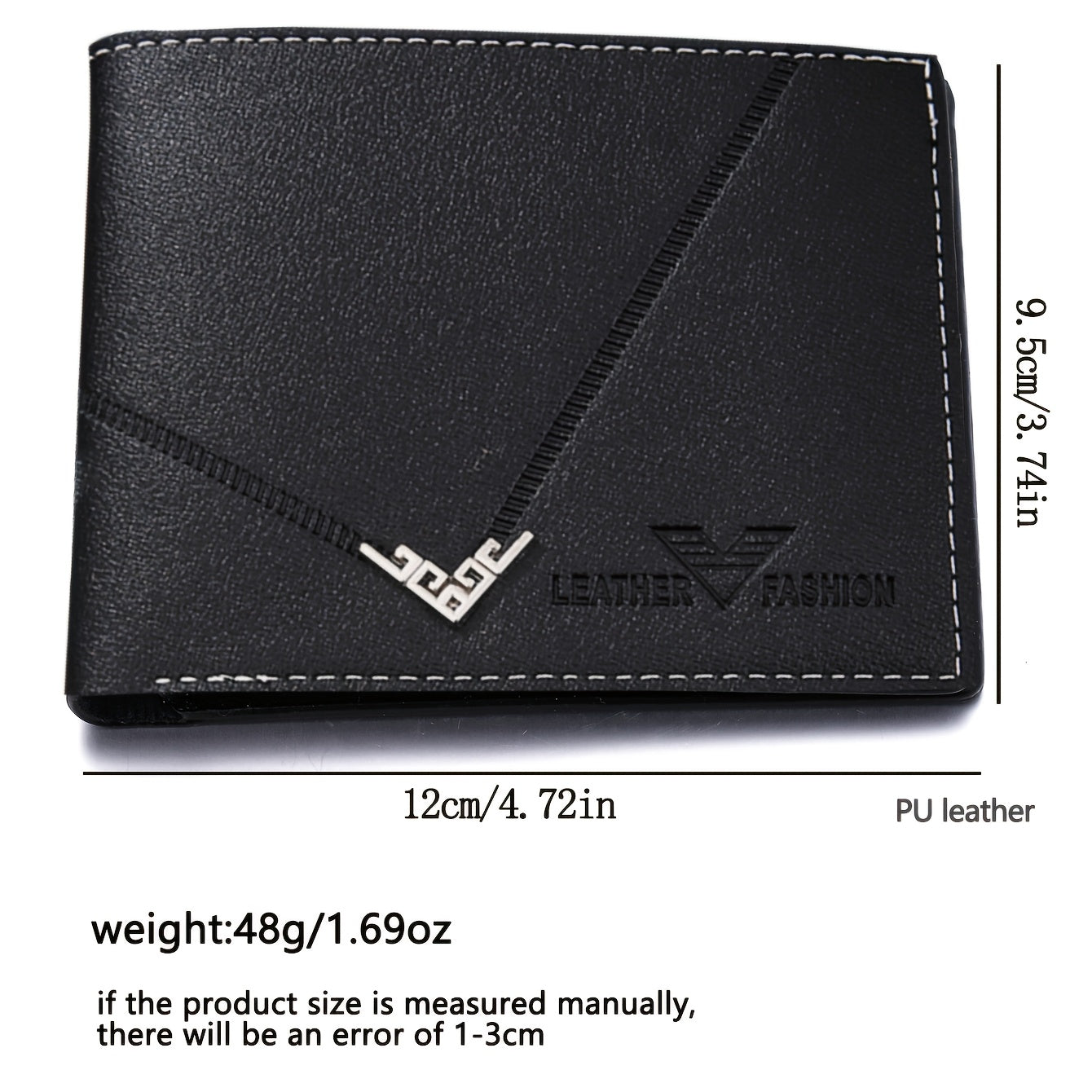 2-Piece Men’s Luxury Black Wallet & Belt Set – Slim PU Leather Dress Combo with Gold-Tone Logo – Valentine’s & Birthday Gift for Him