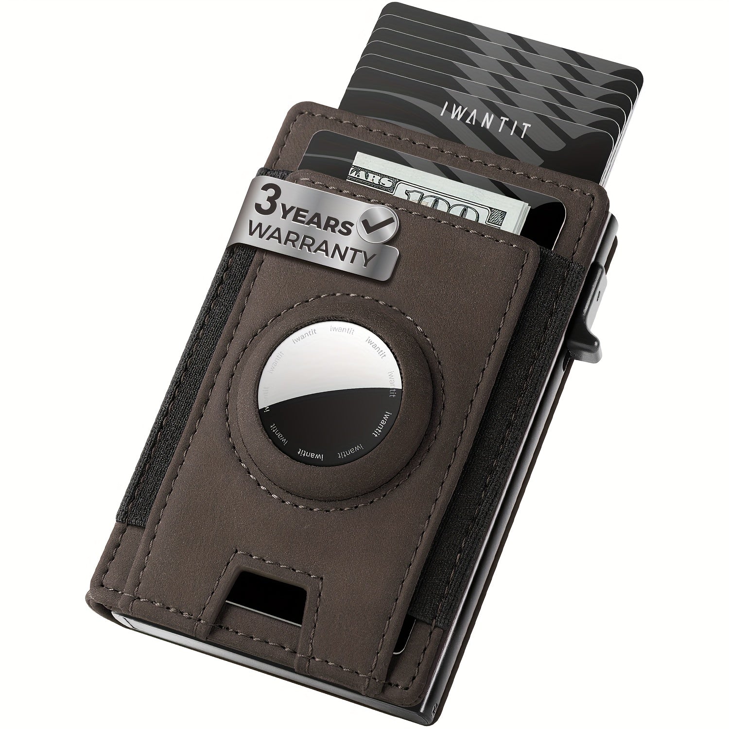 IWANTIT Slim RFID Blocking Card Wallet – Black Microfiber Large Capacity Unisex Credit Card Holder for Travel & Everyday Carry, Gift Box for Father’s Day, Independence Day & More