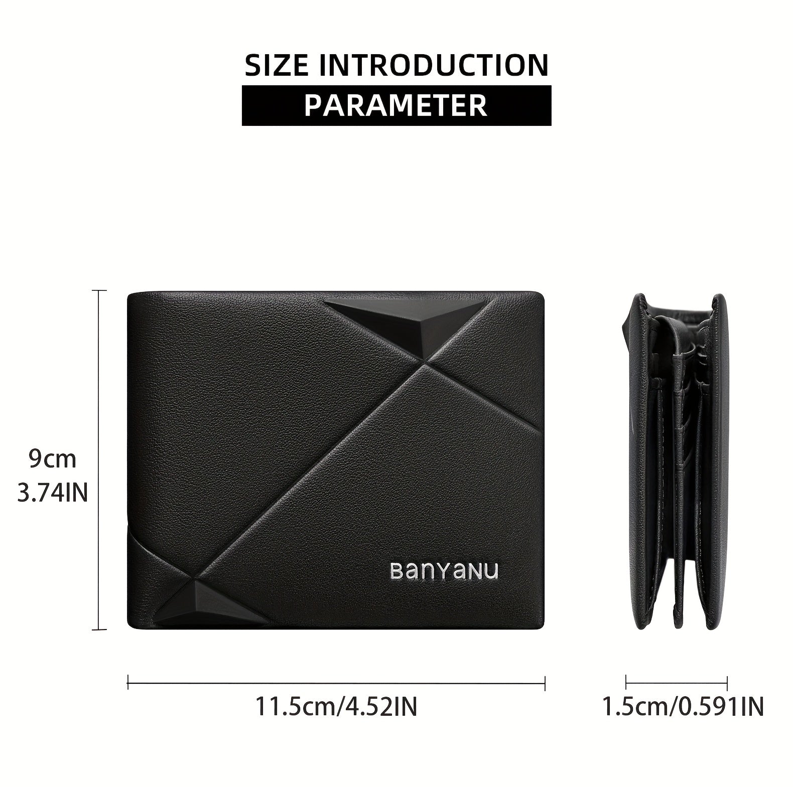 BANYANU Men’s Genuine Top-Grain Leather Wallet – Vintage RFID Blocking Large Capacity Wallet with 11 Card Slots, Perfect Father’s Day Gift