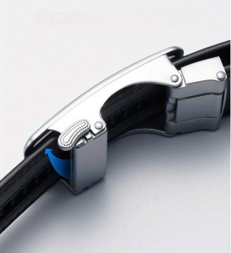 High-End Men’s Wallet & Automatic Buckle Belt Set – Premium PU Leather Gift Box for Dad, Husband & Gentlemen