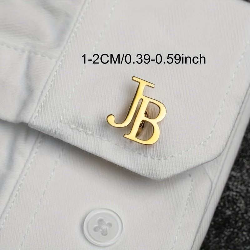 Personalized Stainless Steel Name Cufflinks – Custom Letter & Initial Nameplate Cufflinks, Simple Gentleman Suit Shirt Jewelry, Gift for Thanksgiving & Christmas