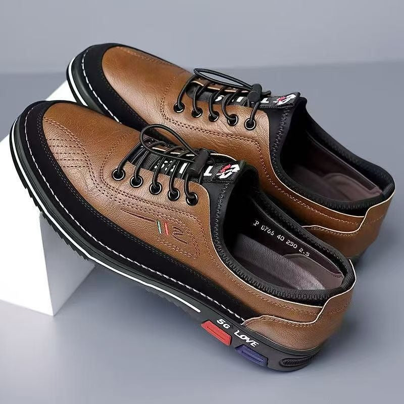 Men’s Slip-Resistant Running Shoes – zhenyuezu Grey/Black Low-Top Sneakers with PU Upper, PVC Sole & EVA Cushioning for Gym, Jogging, Hiking & Daily Streetwear